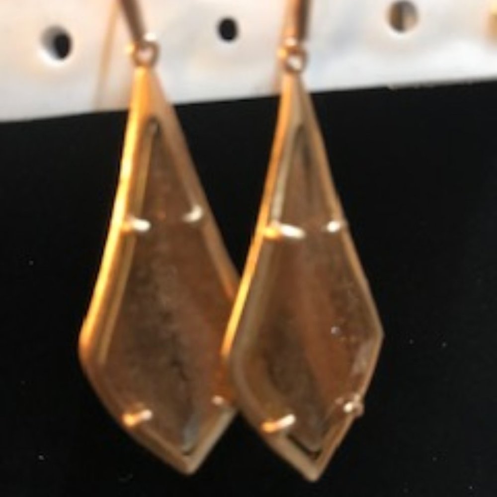Kendra Scott Rose Gold Drop Earrings